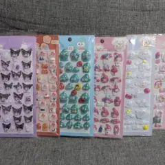 6枚セット サンリオ ボンボンドロップシール