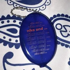 nikoand… コインケース ブルー