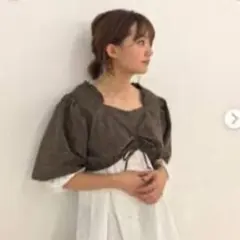 Kastane ロマンティックボレロ チェック柄