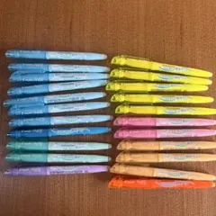 値下げ　PILOT FRIXION フリクションライト蛍光ペン 22本セット