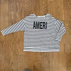 AMERICANA アメリカーナ　ボーダーロゴTシャツのサムネイル