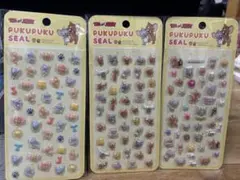 トムとジェリー　ぷくぷくシール　3枚セット