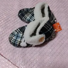 miffy チェック柄 ルームシューズ
