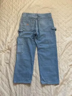 デニム カーゴパンツ ライトブルー