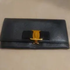 Salvatore Ferragamo ヴァラ 長財布 ブラックのサムネイル