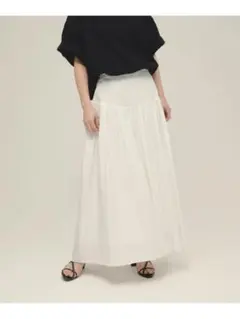 the9shop ホワイトロングスカート Mサイズ the9shop ホワイトロングスカート Mサイズ - メルカリ