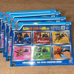 新品 パウパトロール シール 4枚セット 非売品 まとめ売り ぬりえ付き