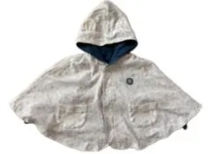 ブランシェス　リバーシブルケープ ポンチョ ベビーフリー