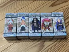 ワンピース ワーコレ　鬼ヶ島9 未開封　箱小傷　フィギュア5セット