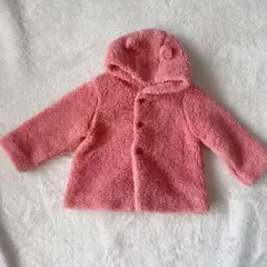 BabyGAP ボアコート　クマ　くま耳　ピンク　ジャンパー　フリース