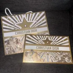 dior ショッパー　ギフトボックス　ホリデー