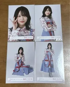 櫻坂46 森田ひかる 生写真　「2nd TOUR 2022」青衣装