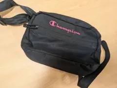 Champion ブラック ショルダーバッグ