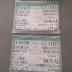 JRA 72nd Anniversary クリアポーチ 2個セット