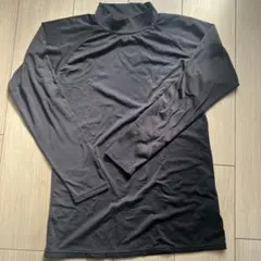 黒 ハイネック 長袖 アンダーシャツ