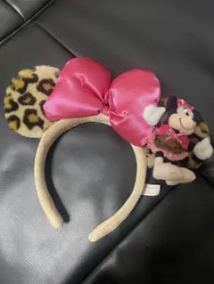 ミニー 豹柄 カチューシャ レオパード柄