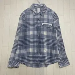 Edition 長袖シャツ チェック柄 ブルーのサムネイル