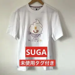 公式　BTS マクドナルド　コラボTシャツSUGA ユンギ　Lサイズ BTS マックコラボ Tシャツ SUGA マクドナルド ユンギ バンタン - メルカリ