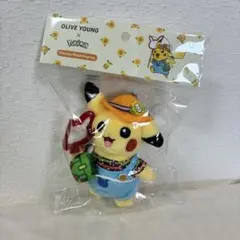 日本未発売韓国限定】オリーブヤング ピカチュウ ぬいぐるみ