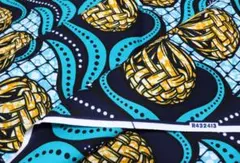 アフリカンプリント　アフリカンバティック　1ヤード　アフリカ布