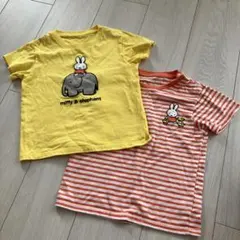ミッフィー Tシャツ 2枚セット　100のサムネイル