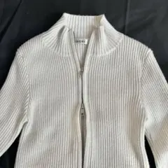 INGNI ダブルジップ ニットカーディガン Mサイズ ラメ入り