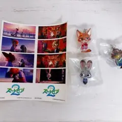 ズートピア2 特典 めじるしアクセサリー ニック ジュディ ニブルス