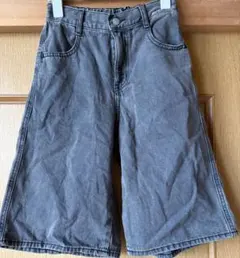GU ジーユー　ジュニア　デニムハーフパンツ