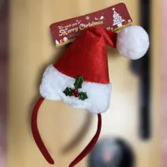 クリスマス サンタ帽子 ヘアバンド