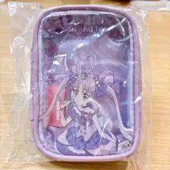 ③新品　キミとアイドルプリキュア♪　コレクションポーチ　キュアキュンキュン　紫