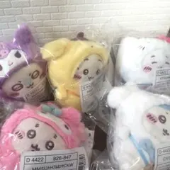ちいかわ サンリオ マスコットホルダー コンプセット 5種