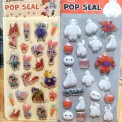 ディズニーズートピア・ベイマックス ポップシール 2セット♡