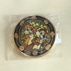 ディズニー 金バッジ チップ＆デール 24金メッキ