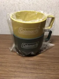 Coleman 2個セット マグカップ イエロー・グリーン