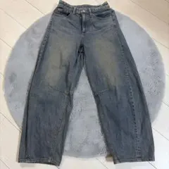GU バレルレッグジーンズ　サイズS