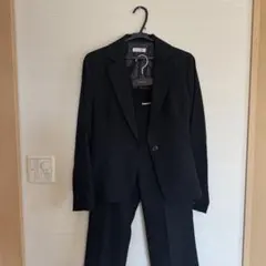 a.v.v. ブラックパンツスーツ セット シングルボタン size 40