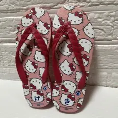 未使用　ハローキティ×げんべいコラボビーサンのサムネイル