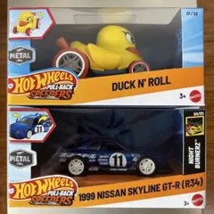 Hot Wheels プルバック HONDAシビックアヒル34GTR3台セット - メルカリ