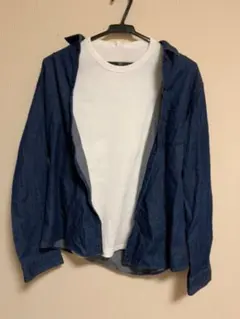 ユニクロ デニムシャツ インディゴ♡