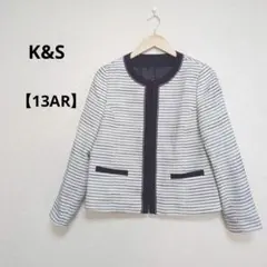 K&S ノーカラージャケット セレモニー フォーマル 【13AR】