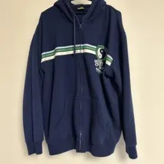 T&C Surf ネイビー ジップアップパーカー 3L