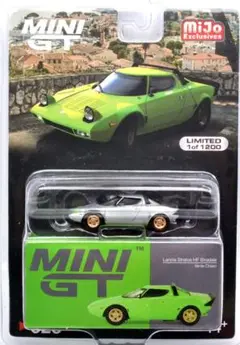 MINI GT ランチア ストラトス HF ラリー・サンレモ (チェイスカー) 1/64スケール MINI GT「ランチア・ストラトス HFストラダーレ