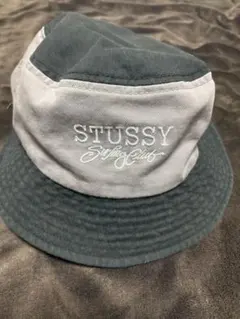 【希少★】STUSSY バケットハット グレー/ブラック