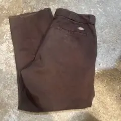 Dickies ワークパンツ ブラウン　00年代　シルエット◎ 人気の茶色のサムネイル