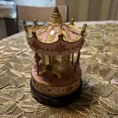 メリーゴーランド　オルゴール　アンティーク　日本製　いとしのエリー