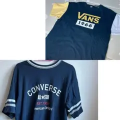 美品！VANS CONVERSE 古着Tシャツ2枚セットのサムネイル