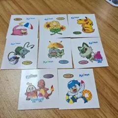 ポケモンパンシール 204弾 まとめ売り8枚セット デコキャラシール