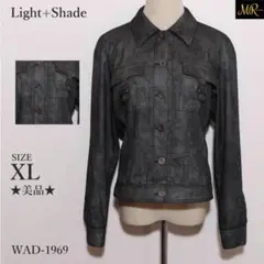 ★美品★ ライトアンドシェード デニムジャケット 長袖 無地 フロントポケット