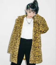 美品‼️エックスガール 豹柄ファーコート
