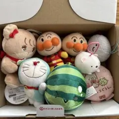 アンパンマン・ドラえもん ぬいぐるみセット